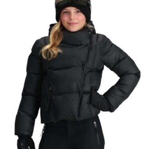 Obermeyer Black Kids Puffer Jacket Size 8